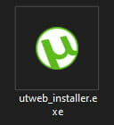 uTorrentのインストーラーファイル